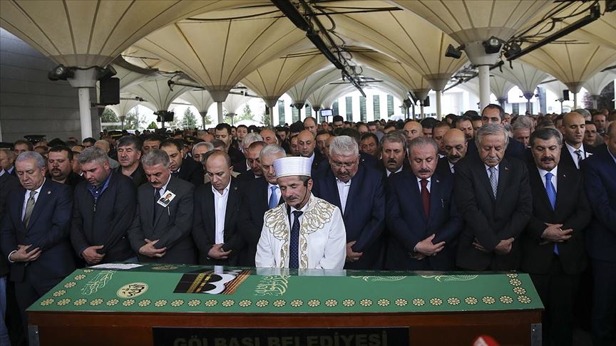 MHP'li Yalçın'ın oğlunun cenazesi toprağa verildi