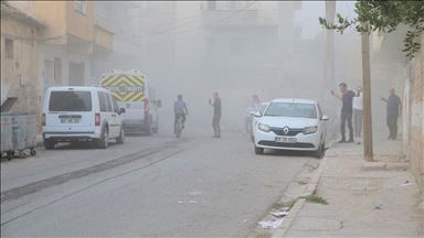Обстрел боевиками YPG/PKK турецкого Нусайбина попал на камеры