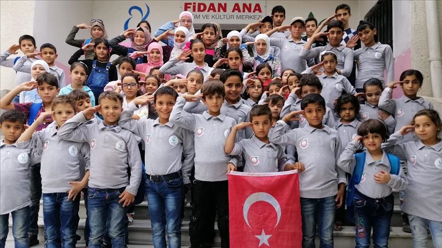 پیام کودکان یتیم عفرین: نترسید، ارتش ترکیه و ارتش ملی سوریه شما را نجات خواهند داد