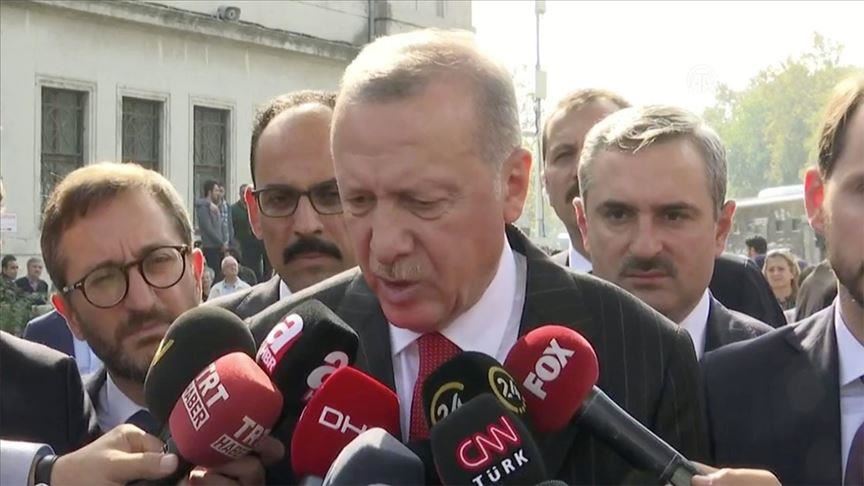 Ердоган: „Терористичката организација има 120 часа да го напушти подрачјето“