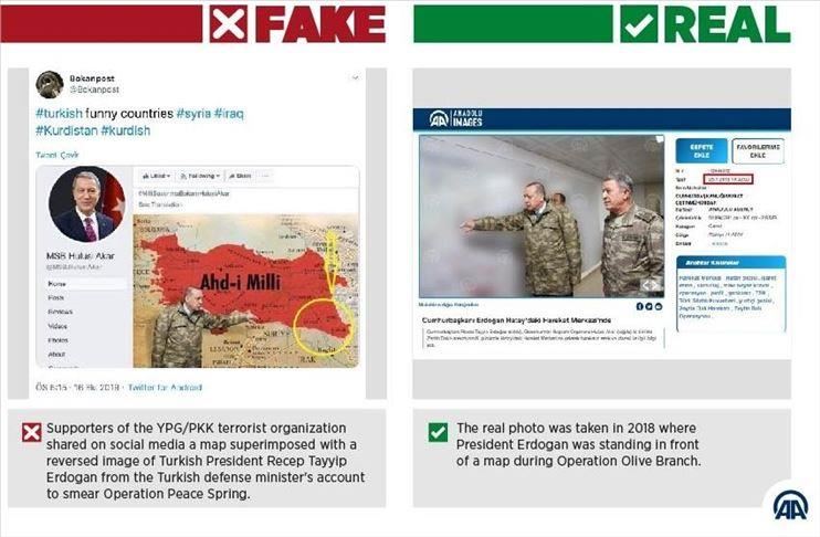 YPG/PKK gunakan foto palsu disinformasi operasi Turki di Suriah