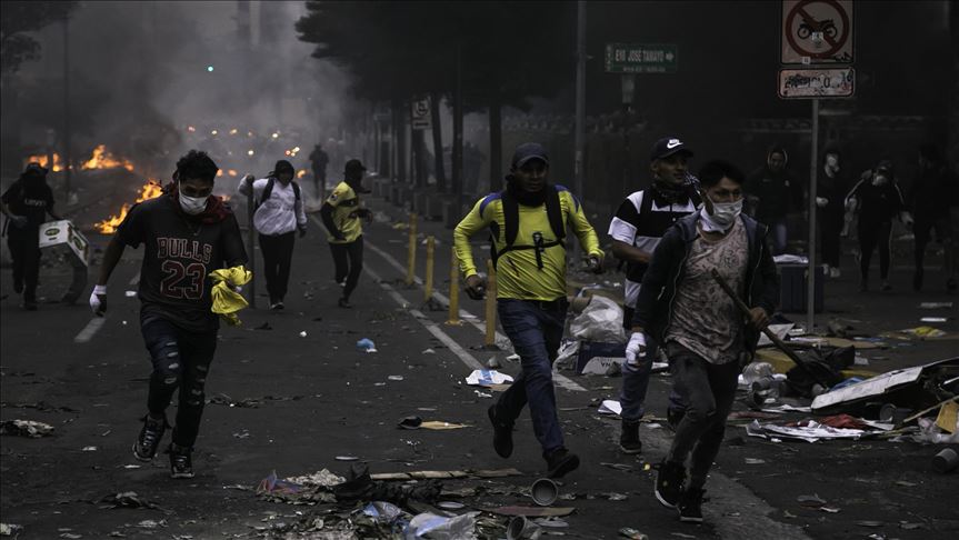 Gobierno de Ecuador: hay 200 detenidos por los “más graves delitos” en protestas