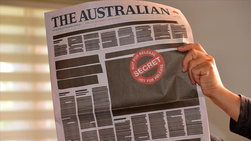 Avustralya medyasından basın özgürlüğü kısıtlamalarına tepki