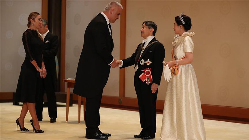 Japonya'nın 126. İmrapatoru Naruhito'nun tahta çıkma törenine Bakan Ersoy da katıldı