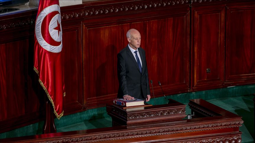 Kais Saied takes oath as Tunisia's new president