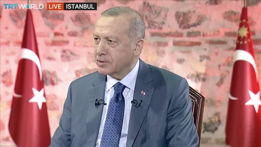 LIVE: President Erdogan gives an exclusive interview on developments in N. Syria