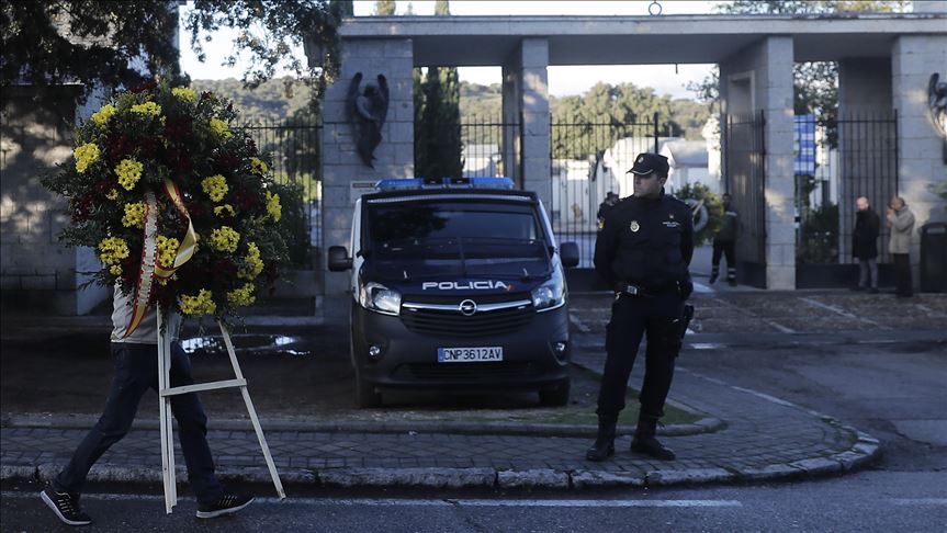Los restos de Francisco Franco fueron exhumados del Valle de los Caídos