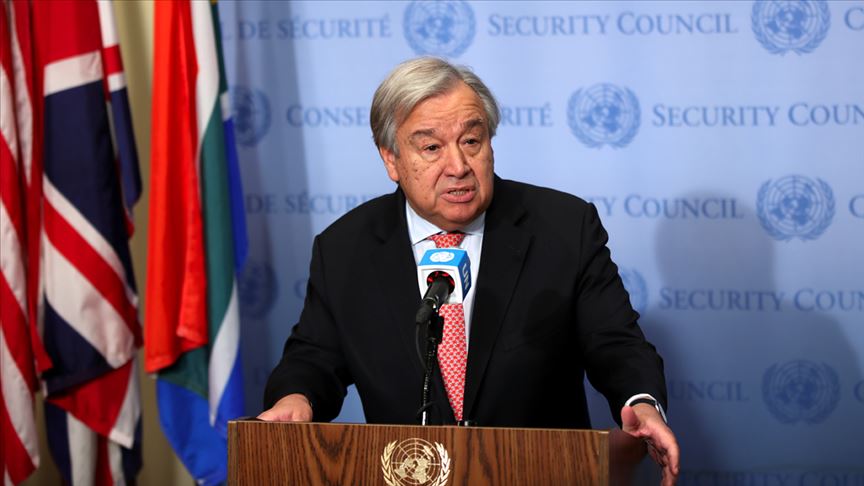 Guterres'ten, Suriye'de siyasi süreç vurgusu 