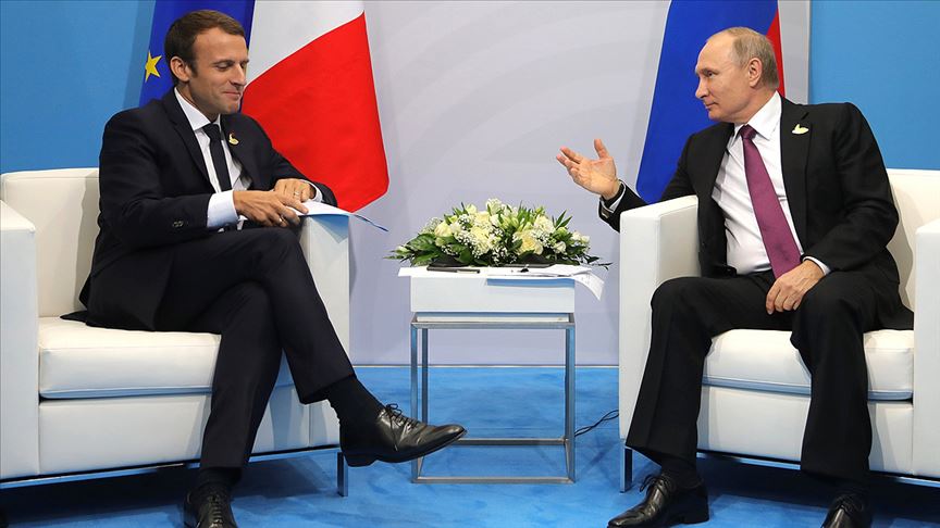 Putin ve Macron Suriye'nin kuzeydoğusunu görüştü