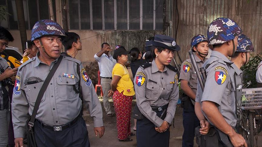 Some 50 Myanmar police, family members abducted