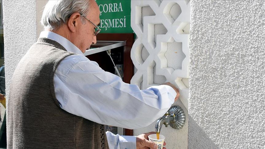Caminin çeşmesinden çorba akıyor