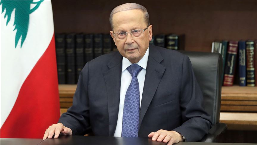 Lebanon's Aoun asks gov't to work in caretaker role