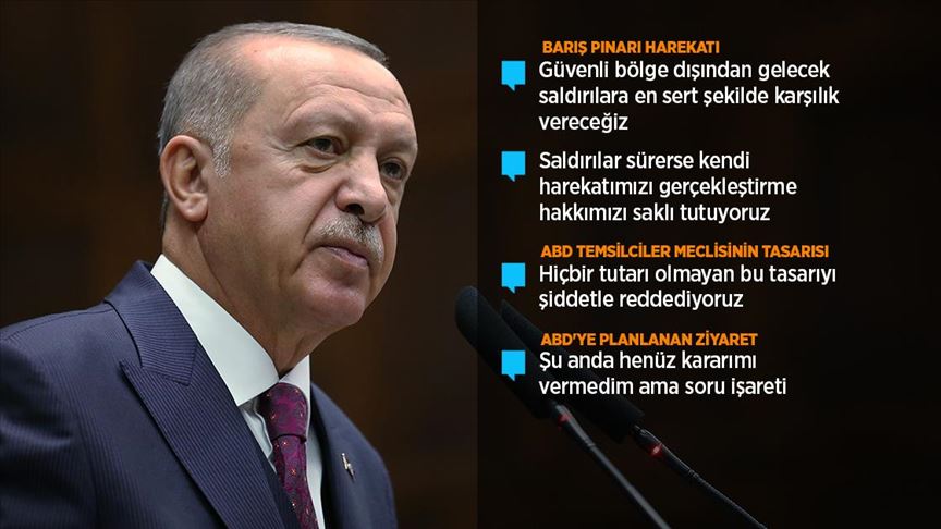 Cumhurbaşkanı Erdoğan: Gerekirse güvenli bölge sahamızı genişleteceğiz
