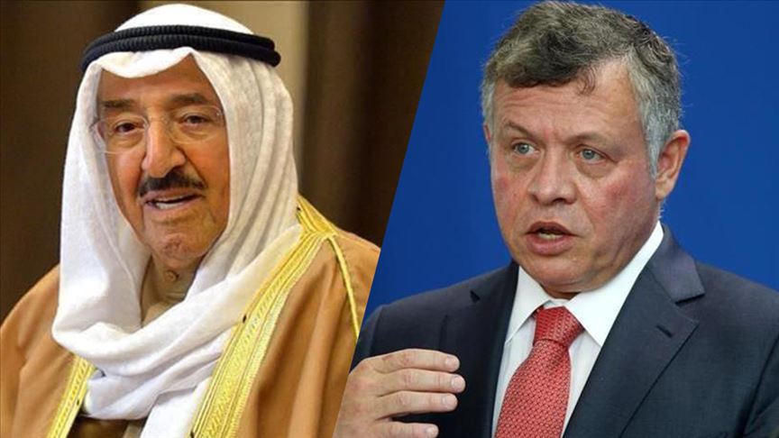 ملك الأردن وأمير الكويت يبحثان علاقات البلدين وتطورات إقليمية
