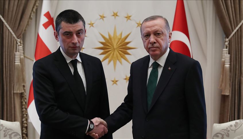 Turquie: Erdogan reçoit le PM géorgien, Guiorgui Gakharia