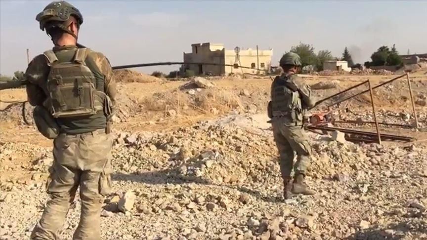 Turkey clears mines, explosives in northern Syria