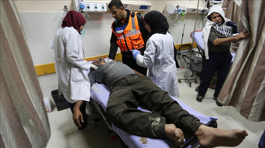 Gaza : Un Martyr et deux blessés dans des raids israéliens 