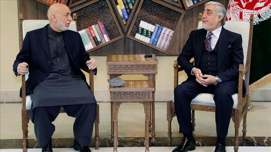 تاکید عبدالله عبدالله و حامد کرزی بر اولویت صلح در افغانستان