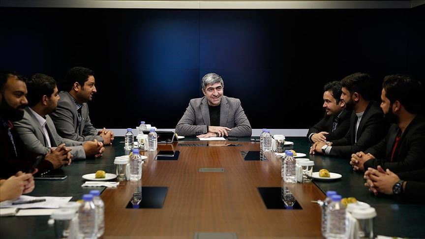 Une délégation de la NYA pakistanaise en visite au siège de l'Agence Anadolu