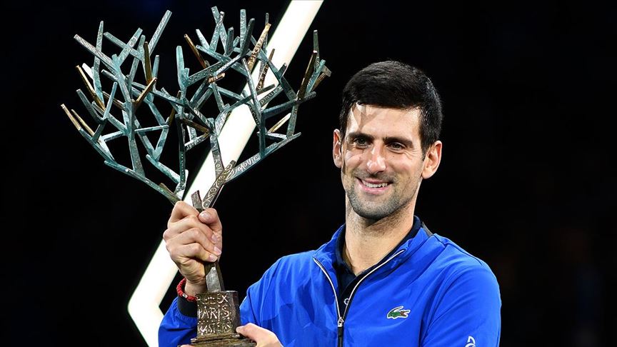 Paris Masters'ta şampiyon Djokovic