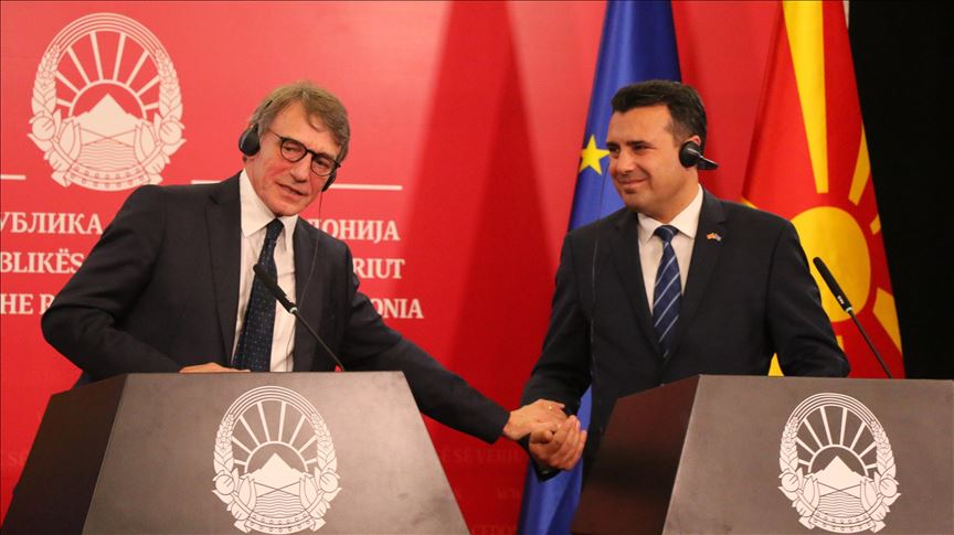 Sassoli: Presim që për disa muaj të ndryshohet vendimi për Maqedoninë e Veriut