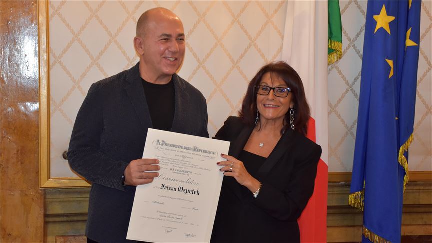 Turkish film director receives Italian Order of Merit