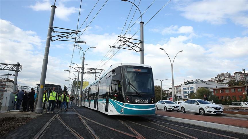 sanayi kenti nde tramvay hatti uzatiliyor