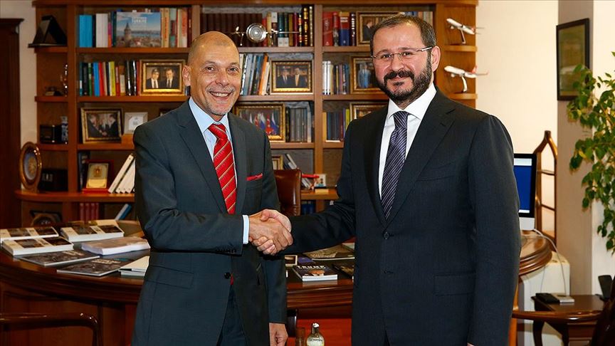 Arjantin'in Ankara Büyükelçisi Alejandro Mastropietro AA'yı ziyaret etti