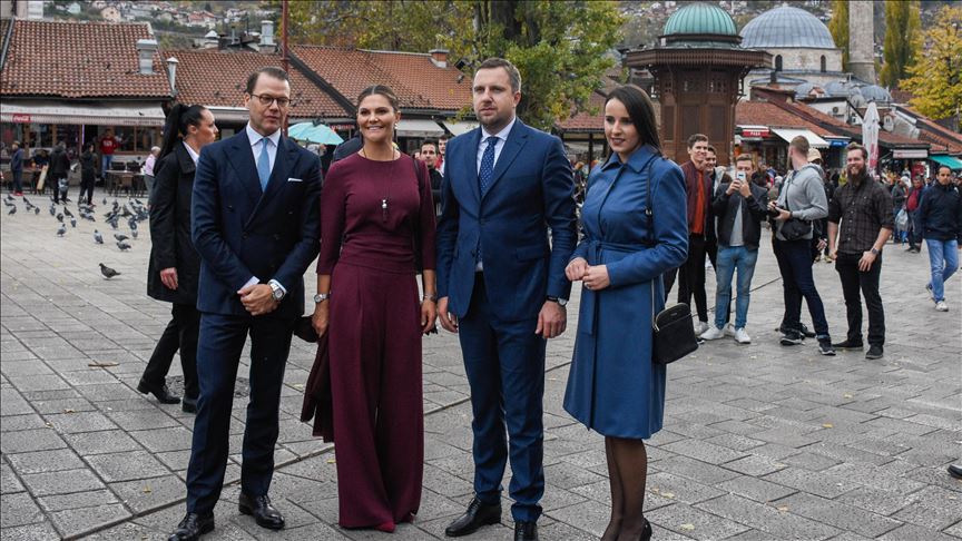 Švedska princeza Victorija i princ Daniel prošetali Sarajevom