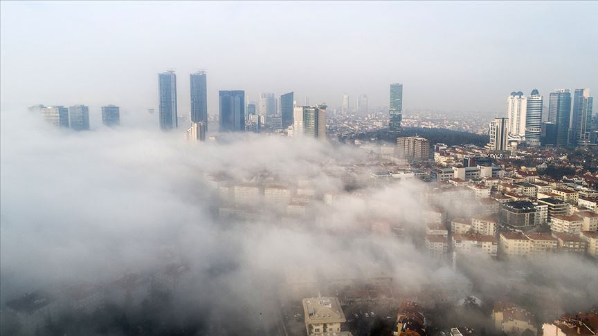 Meteorolojiden kuvvetli rüzgar ve sis uyarısı