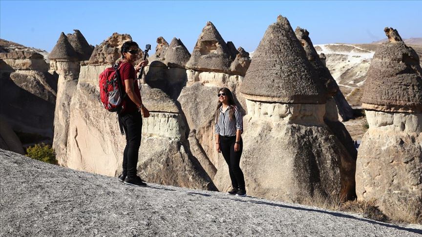 Kapadokya'da turist sayısındaki artış devam ediyor 