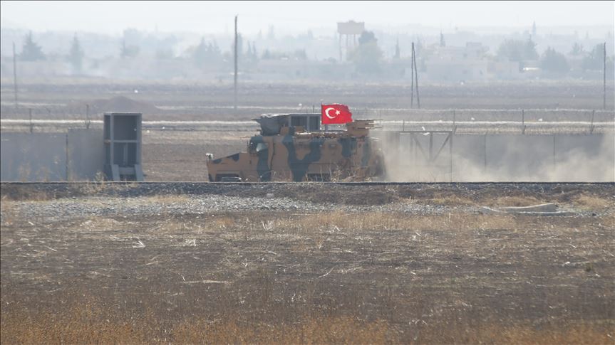 سومین گشت‌زنی زمینی نیروهای ترکیه و روسیه در شرق فرات