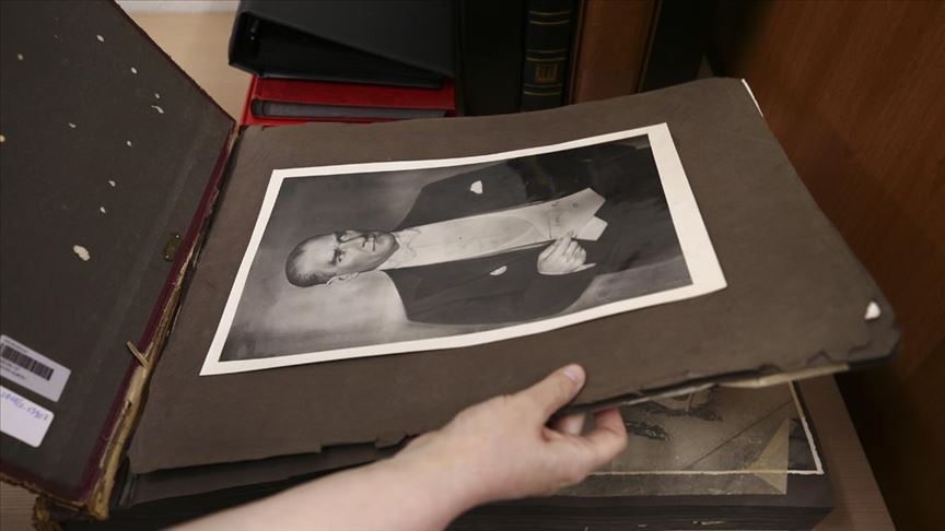 Ata'nın cenaze fotoğrafları Milli Kütüphane arşivinde