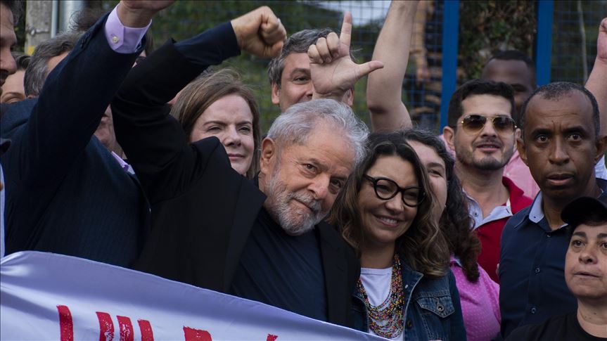 Lula da Silva al salir de la cárcel: “No arrestaron a un hombre, Intentaron matar una idea”