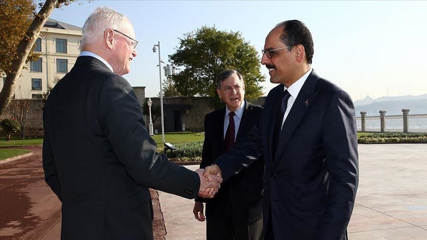 Turkey's presidential spokesman meets US Syria envoy 