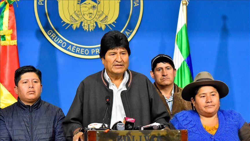 Bolivia's president resigns after army's ‘suggestion’