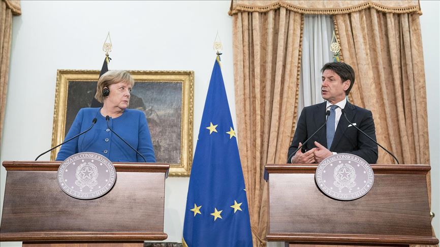 Меркел и Конте изразија поддршка за безбедносната загриженост на Турција 