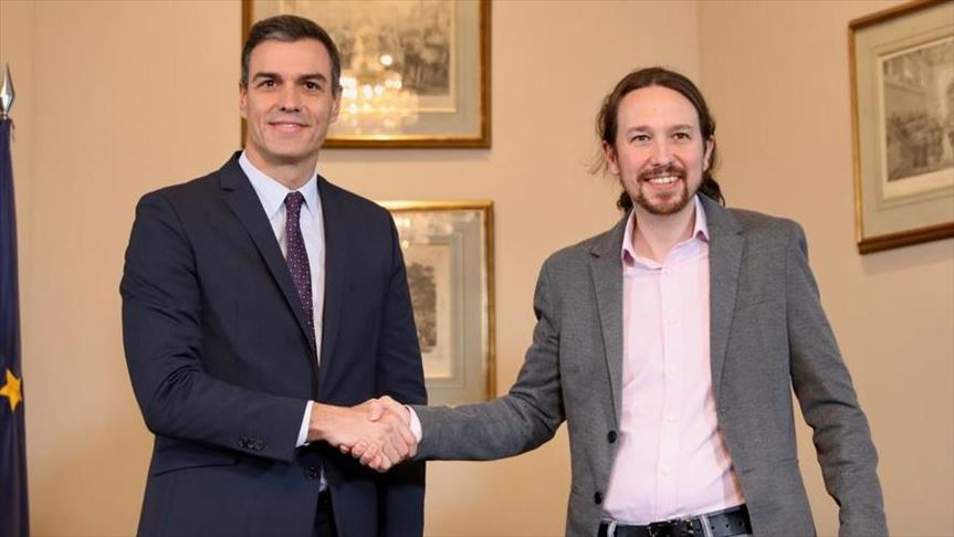 Líderes del PSOE y Podemos firman preacuerdo para formar Gobierno ...
