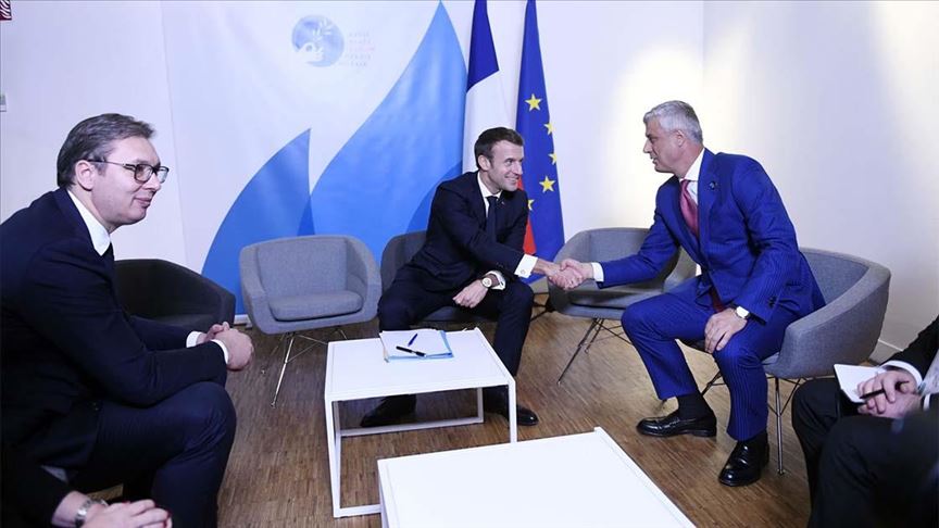 Uz posredovanje Macrona sastali se Thaci i Vučić 