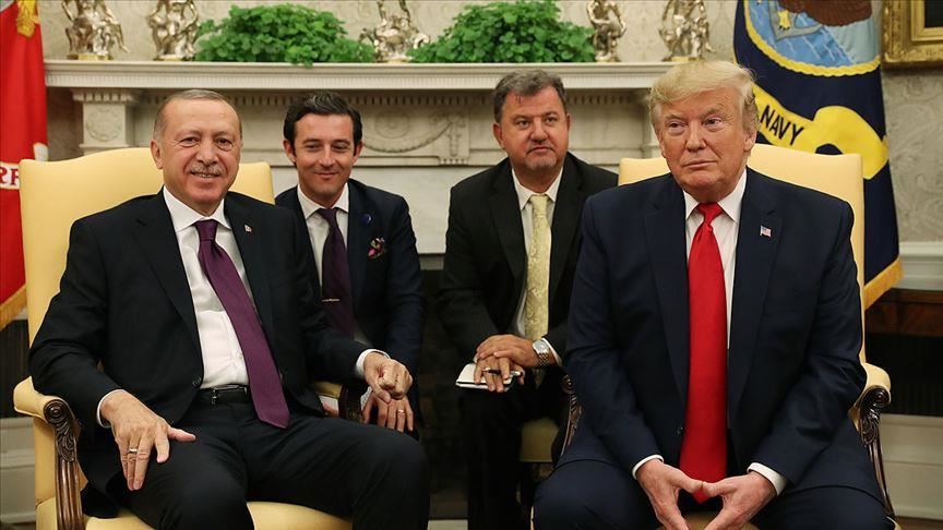 Erdogan at White House for meetings with Trump