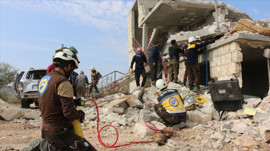 Esed rejimi ve Rusya'nın İdlib'e saldırılarında 7 sivil hayatını kaybetti