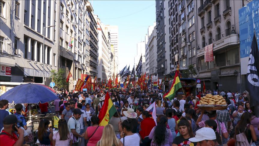 Argentina: Protests over 'coup' in Bolivia
