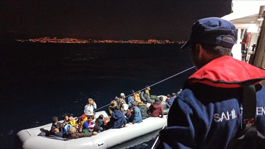 ضبط 134 مهاجرا غير نظامي غربي تركيا