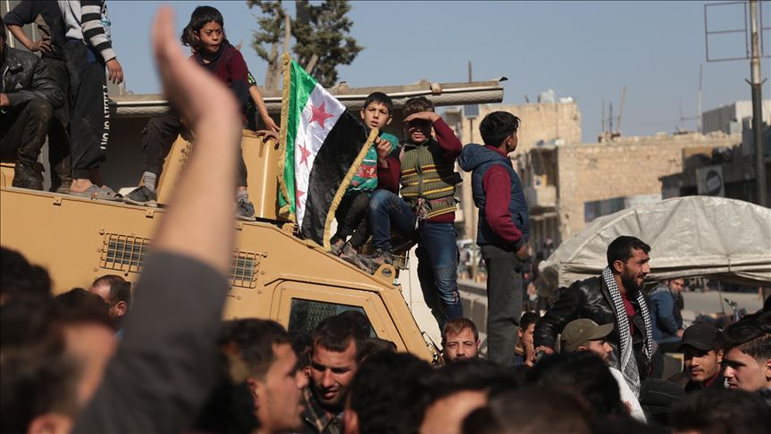 Syria: Al Bab locals protest YPG/PKK terror attack
