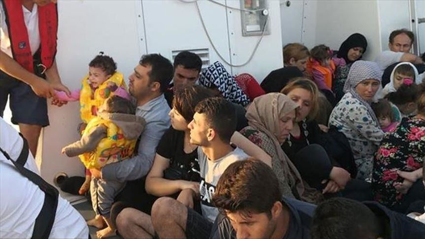 Turkey holds over 3,500 irregular migrants in past week