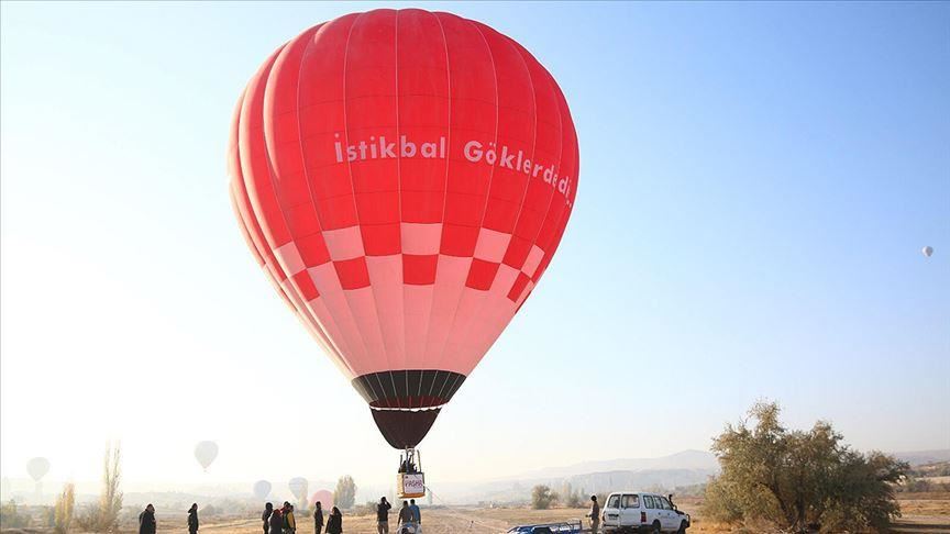 В небо над Каппадокией поднялся первый турецкий воздушный шар 