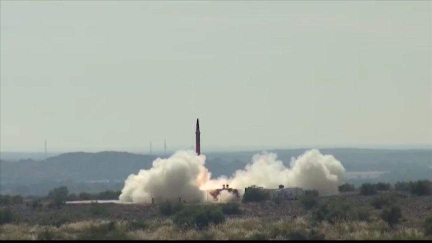 Pakistan test-fires ballistic missile