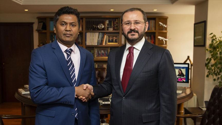 Sri Lanka'nın Ankara Büyükelçisi Hassen'den AA'ya ziyaret
