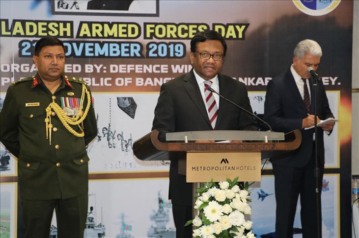 Bangladesh embassy in Ankara marks Armed Forces Day 