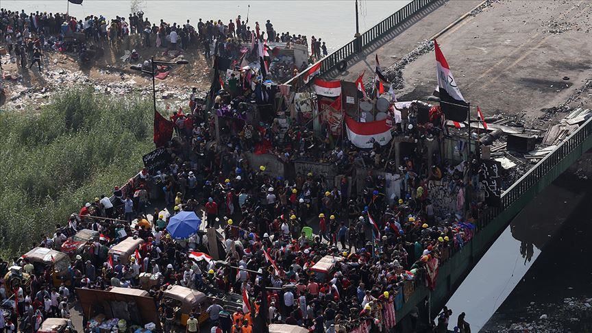 شمار قربانیان اعتراضات امروز در بغداد به 4 نفر رسید